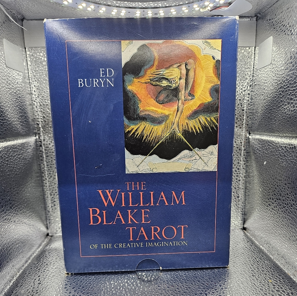 The William Blake Tarot: Complete Book & Card Deck Set 1st Edition By Ed Buryn